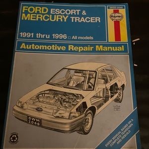 Haynes Ford Escort & Mercury Tracer 1991-96 automotive repair manual 36020(2046)